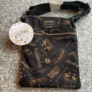 Harry Potter Loungefly Black Crossbody Bag